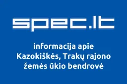 Kazokiškės, Trakų rajono žemės ūkio bendrovė