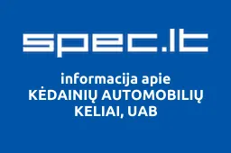 KĖDAINIŲ AUTOMOBILIŲ KELIAI, UAB iliustracija