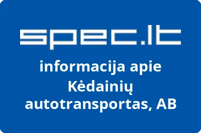 Kėdainių autotransportas, UAB