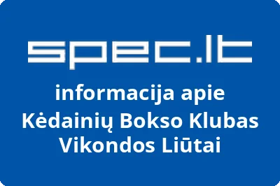 Kėdainių bokso klubas Vikondos liūtai