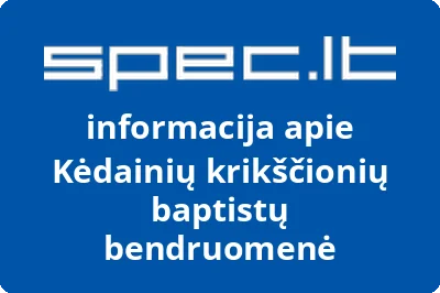 Kėdainių krikščionių baptistų bendruomenė