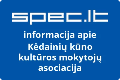 Kėdainių kūno kultūros mokytojų asociacija