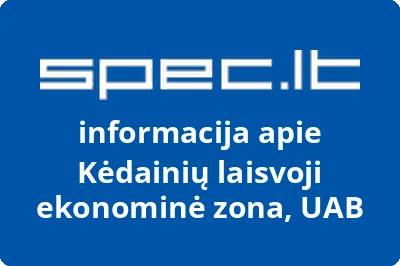 Kėdainių laisvoji ekonominė zona, UAB