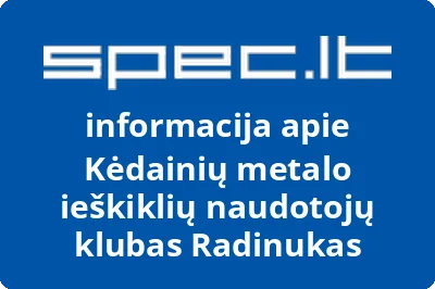 Kėdainių metalo ieškiklių naudotojų klubas Radinukas
