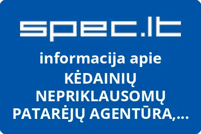 KĖDAINIŲ NEPRIKLAUSOMŲ PATARĖJŲ AGENTŪRA, UAB