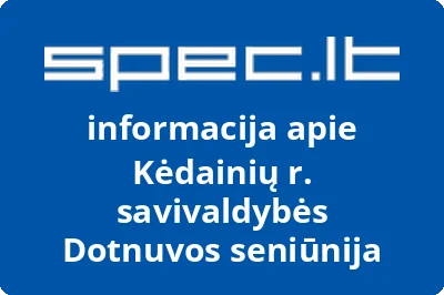Kėdainių r. savivaldybės Dotnuvos seniūnija