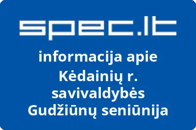 Kėdainių r. savivaldybės Gudžiūnų seniūnija
