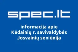 Kėdainių r. savivaldybės Josvainių seniūnija | spec.lt