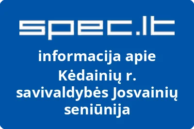 Kėdainių r. savivaldybės Josvainių seniūnija