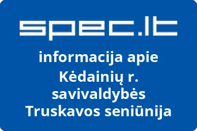 Kėdainių r. savivaldybės Truskavos seniūnija