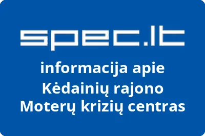 Kėdainių rajono Moterų krizių centras
