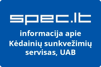 Kėdainių sunkvežimių servisas, UAB