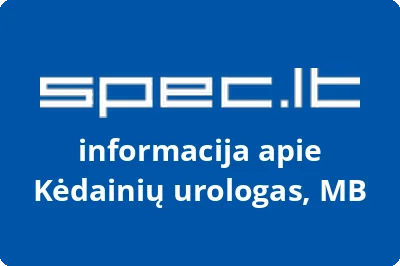 Kėdainių urologas, MB | spec.lt
