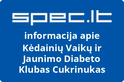 Kėdainių Vaikų ir Jaunimo Diabeto Klubas Cukrinukas