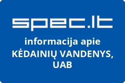 Kėdainių vandenys, UAB