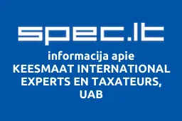 KEESMAAT INTERNATIONAL EXPERTS EN TAXATEURS, UAB iliustracija