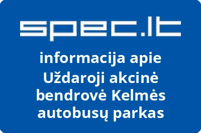 Kelmės autobusų parkas, UAB