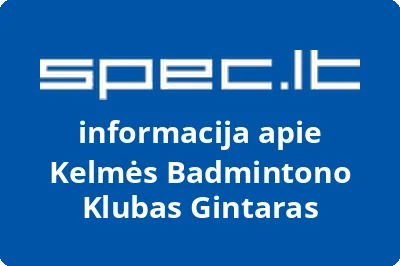 Kelmės badmintono klubas Gintaras