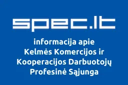 Kelmės Komercijos ir Kooperacijos Darbuotojų Profesinė Sąjunga