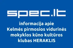 Kelmės pirmosios vidurinės mokyklos kūno kultūros klubas HERAKLIS