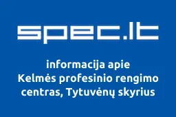 Kelmės profesinio rengimo centras, Tytuvėnų skyrius