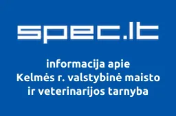 Kelmės r. valstybinė maisto ir veterinarijos tarnyba