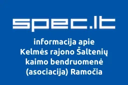 Kelmės rajono Šaltenių kaimo bendruomenė (asociacija) Ramočia