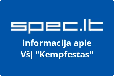 Kempfestas, VŠĮ | spec.lt