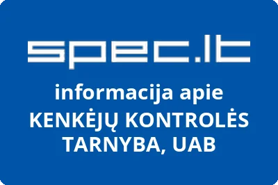 Kenkėjų kontrolės tarnyba, UAB