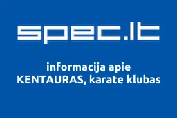 KENTAURAS, karate klubas iliustracija