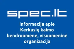 Kerkasių kaimo bendruomenė, visuomeninė organizacija