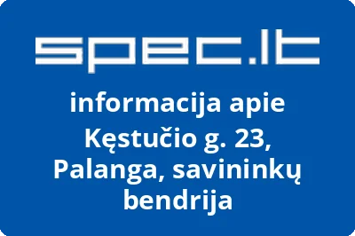 Kęstučio g. 23, Palanga, savininkų bendrija
