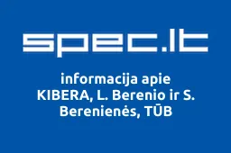 KIBERA, L. Berenio ir S. Berenienės, TŪB | spec.lt