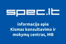 Kismas konsultavimo ir mokymų centras, MB | spec.lt