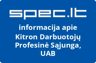 Kitron Darbuotojų Profesinė Sąjunga, UAB