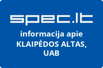KLAIPĖDOS ALTAS, UAB