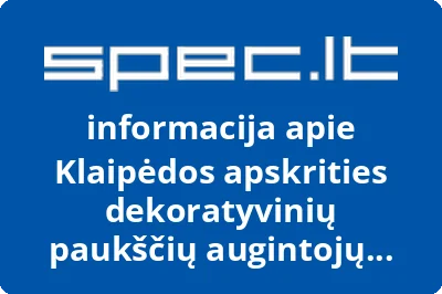 Klaipėdos apskrities dekoratyvinių paukščių augintojų klubas