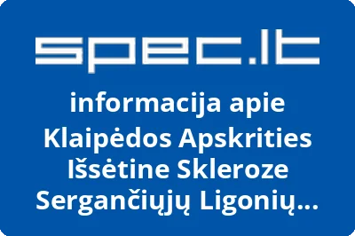 Klaipėdos apskrities išsėtine skleroze sergančiųjų ligonių draugija
