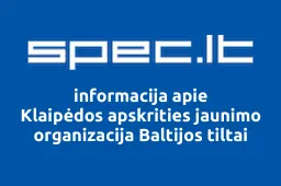 Klaipėdos apskrities jaunimo organizacija Baltijos tiltai iliustracija