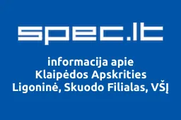 Klaipėdos Apskrities Ligoninė, Skuodo Filialas, VŠĮ | spec.lt