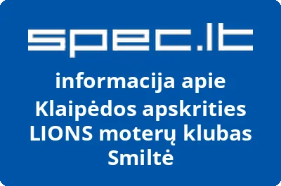 Klaipėdos apskrities LIONS moterų klubas Smiltė