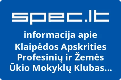 Klaipėdos Apskrities Profesinių ir Žemės Ūkio Mokyklų Klubas Gintaras