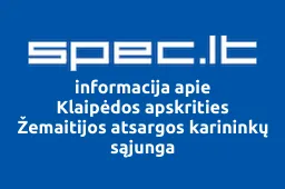 Klaipėdos apskrities Žemaitijos atsargos karininkų sąjunga | spec.lt
