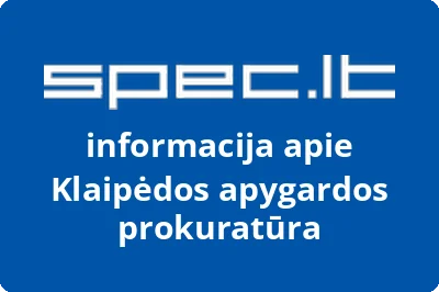 Klaipėdos apygardos prokuratūra
