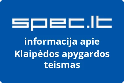 Klaipėdos apygardos teismas