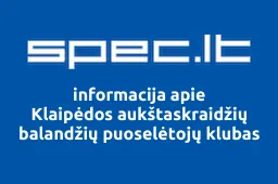 Klaipėdos aukštaskraidžių balandžių puoselėtojų klubas | spec.lt