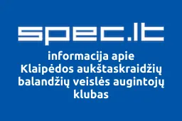 Klaipėdos aukštaskraidžių balandžių veislės augintojų klubas iliustracija