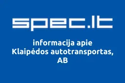 Klaipėdos autotransportas, AB | spec.lt