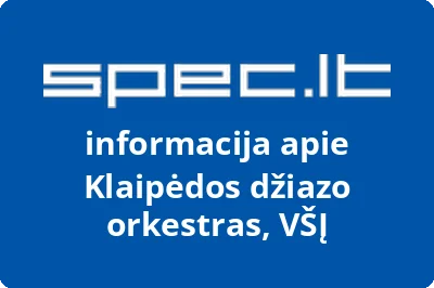 Klaipėdos džiazo orkestras, VŠĮ