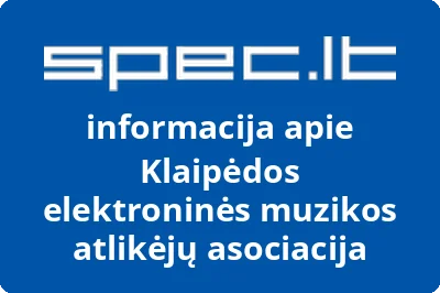 Klaipėdos elektroninės muzikos atlikėjų asociacija